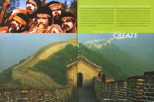 Tapestry Travels Brochure