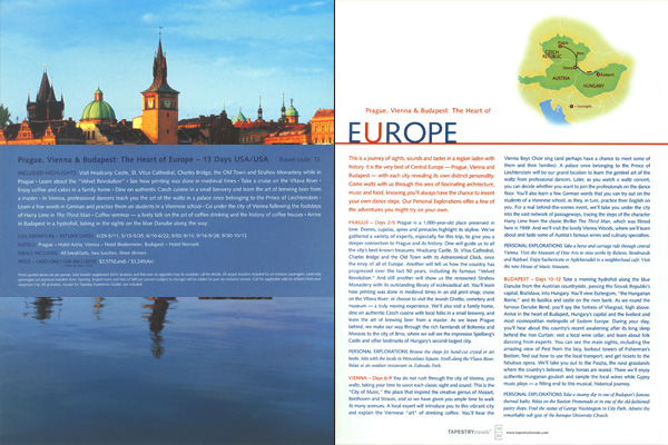 Tapestry Travels Brochure