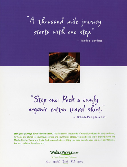 Wholepeople.com Print Ads